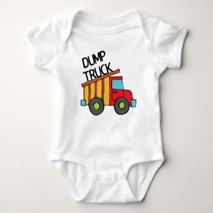 Dump Truck Baby Bodysuit