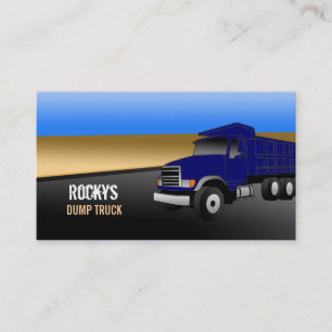 Dump Truck Business Cards