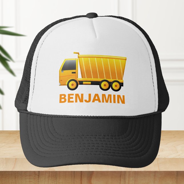 Dump Truck Construction Kids Trucker Hat (Creator Uploaded)