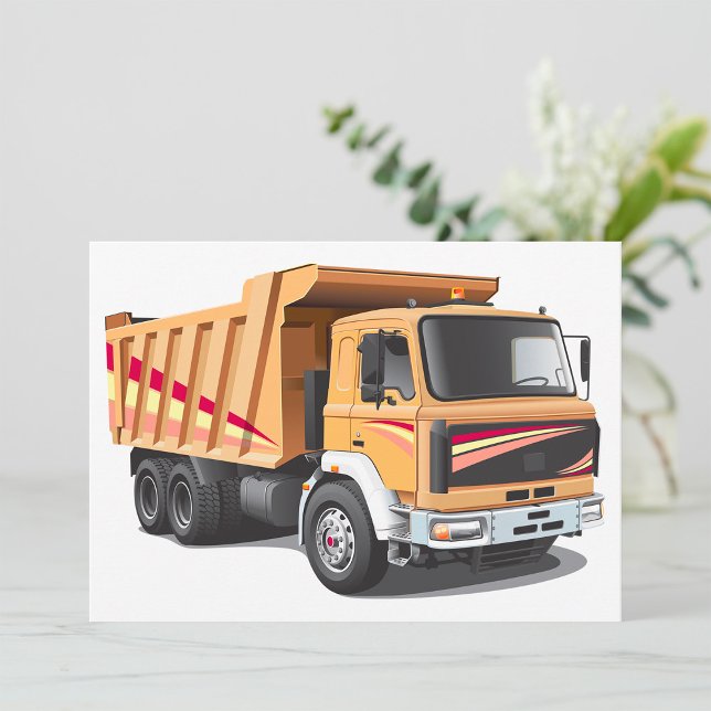 Dump Truck Invitations (Creator Uploaded)