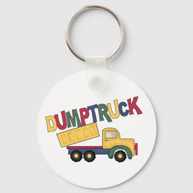Dump Truck Key Ring (Front)