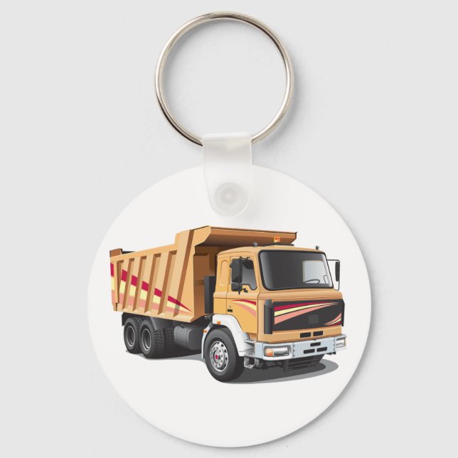 Dump Truck Keychain (Front)