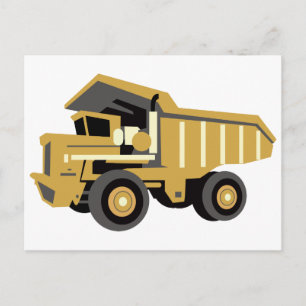 Dump Truck Postcard