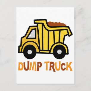 Dump Truck Postcard