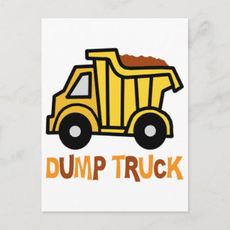 Dump Truck Postcard