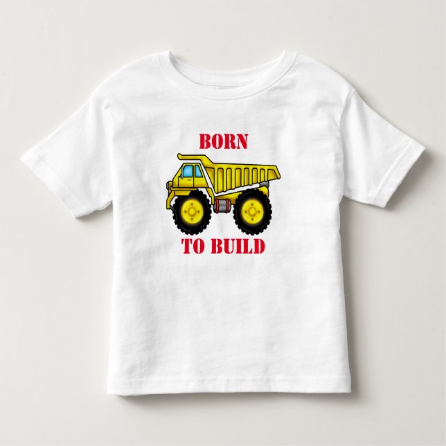 Dump Truck Toddler Fine Jersey T-Shirt (Front)