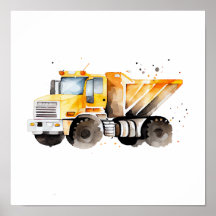 Dump Truck Wall Art