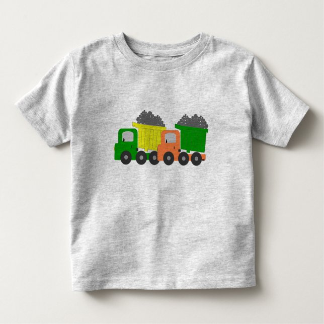 Dump Trucks Toddler T-Shirt (Front)