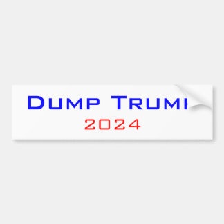 Dump Trump 2024 Bumper Sticker