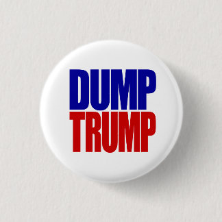 “DUMP TRUMP” 2.25-inch 3 Cm Round Badge