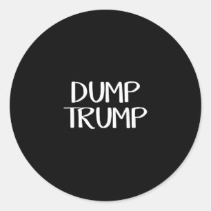 Dump Trump 2 Classic Round Sticker