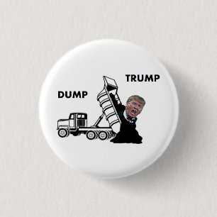 Dump Trump 3 Cm Round Badge