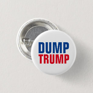 "Dump Trump" 3 Cm Round Badge