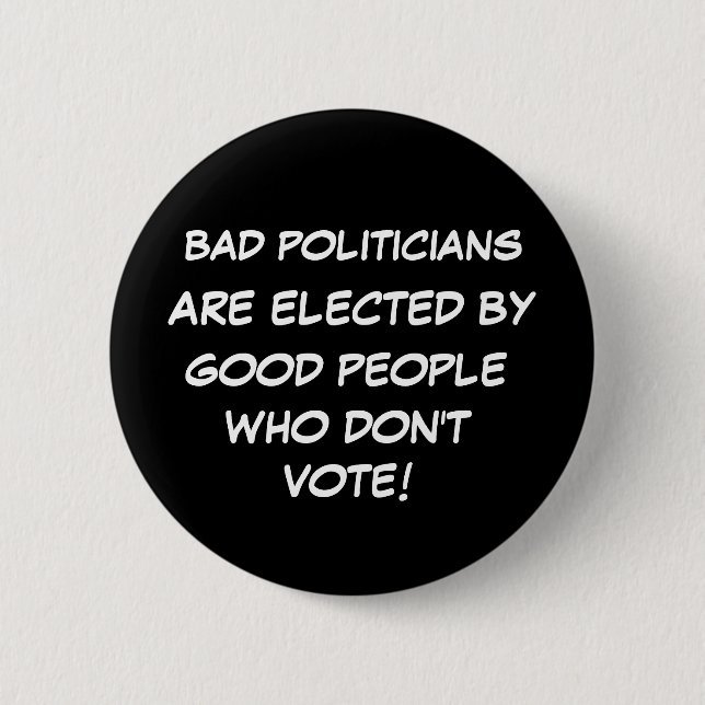 Dump Trump 6 Cm Round Badge (Front)