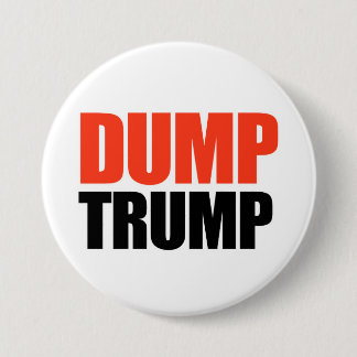 Dump Trump - - 7.5 Cm Round Badge