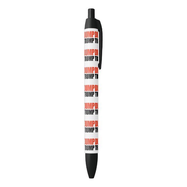 Dump Trump Black Ink Pen (Bottom (Vertical))