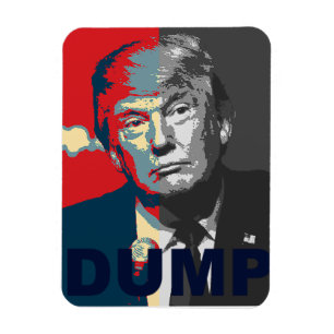 Dump Trump Campaign   Anti Donald Trump Magnet