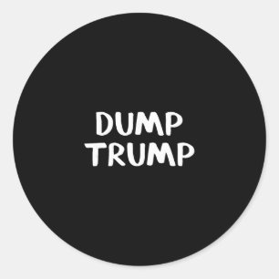 Dump Trump Classic Round Sticker