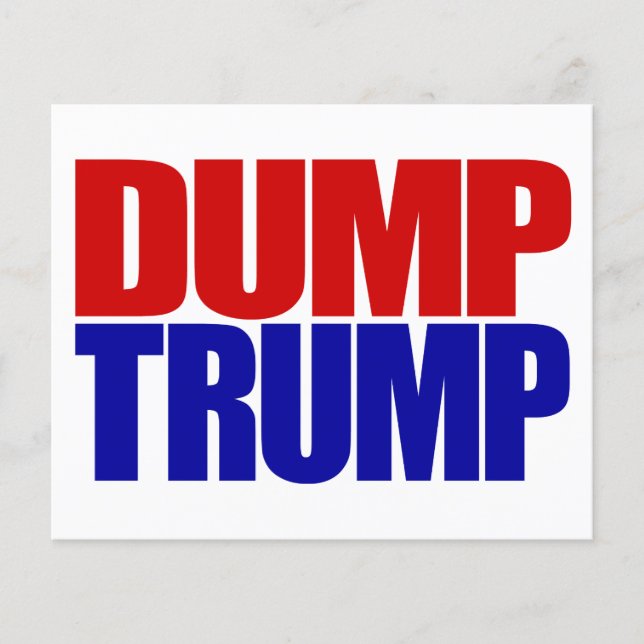 “DUMP TRUMP” FLYER (Front)