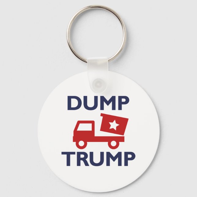 Dump Trump Key Ring (Front)