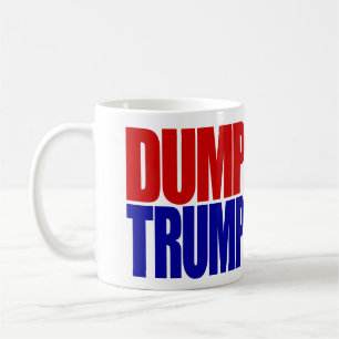 “DUMP TRUMP” (left-handed) Coffee Mug