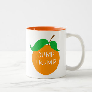 Dump Trump Orange Coffee Mug