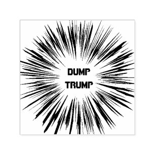 Dump Trump Political Self Inking Stamp