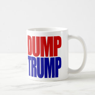 “DUMP TRUMP” (right-handed) Coffee Mug