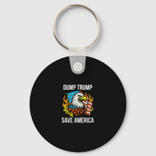Dump Trump - Save America - Key Ring