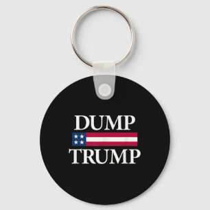 Dump Trump Shirts Black Uni Adult Modern Political Key Ring