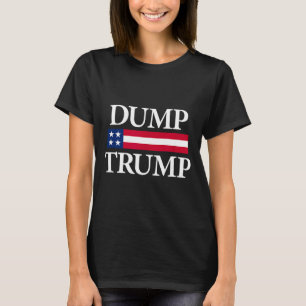 Dump trump shirts black unisex modern political Du