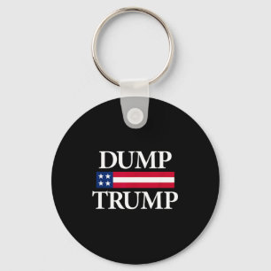 Dump trump shirts black unisex modern political Du Key Ring