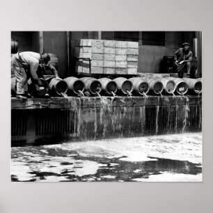 DUMPING PROHIBITED KEG BEER POSTER