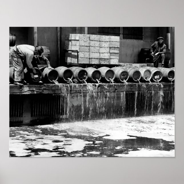 DUMPING PROHIBITED KEG BEER POSTER (Front)