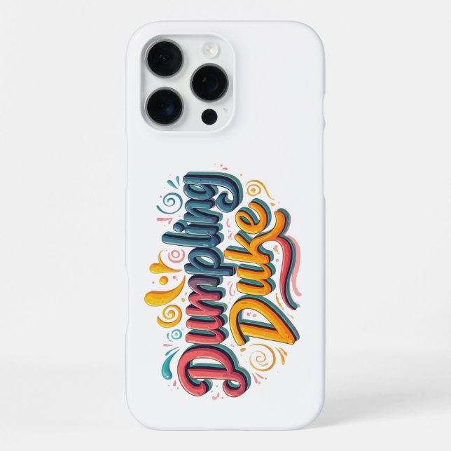 Dumpling Duke  iPhone Case (Back)