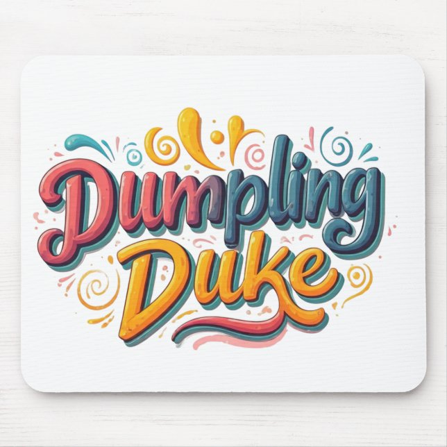 Dumpling Duke  Mouse Pad (Front)