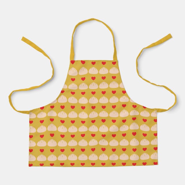 Dumpling Love Longan Small Apron (Front)