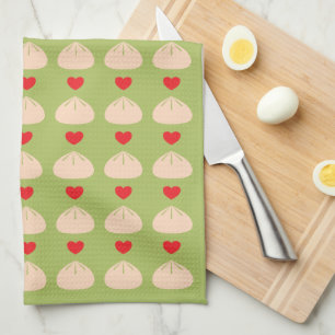 Dumpling Love Matcha Kitchen Towel