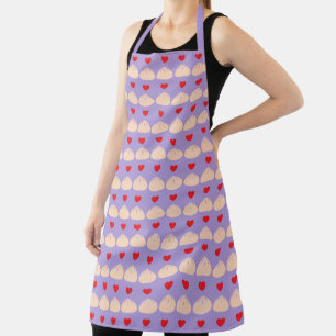 Dumpling Love Ube Large Apron