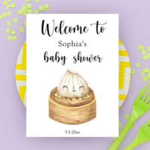 Dumpling - Welcome baby shower Poster