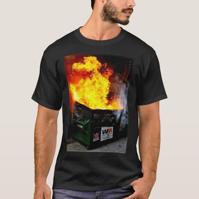 Dumpster Fire Classic T-Shirt (Front)