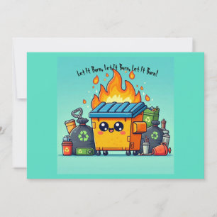 Dumpster Fire Holiday Card
