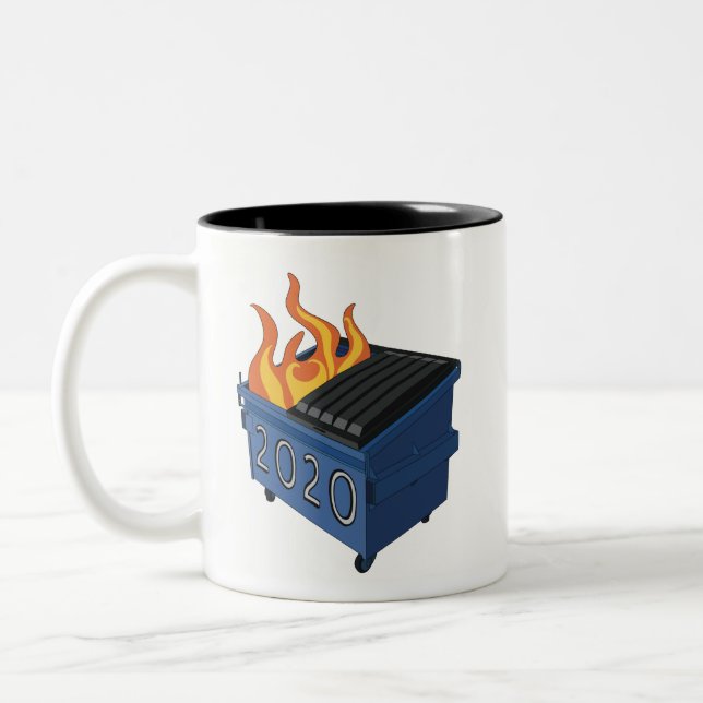Dumpster Fire Mug (Left)
