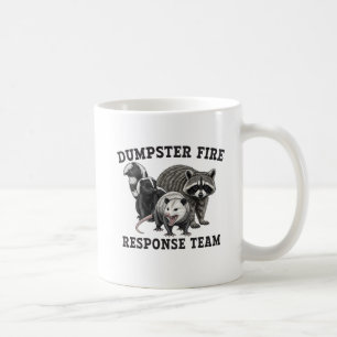 Dumpster Fire Response Team Funny Animal Meme Mug