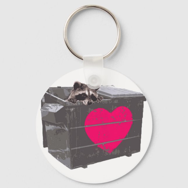 Dumpster Love Key Ring (Front)