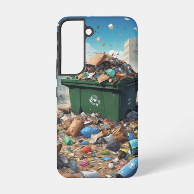 Dumpter full of trash  samsung galaxy s22 case (Back)