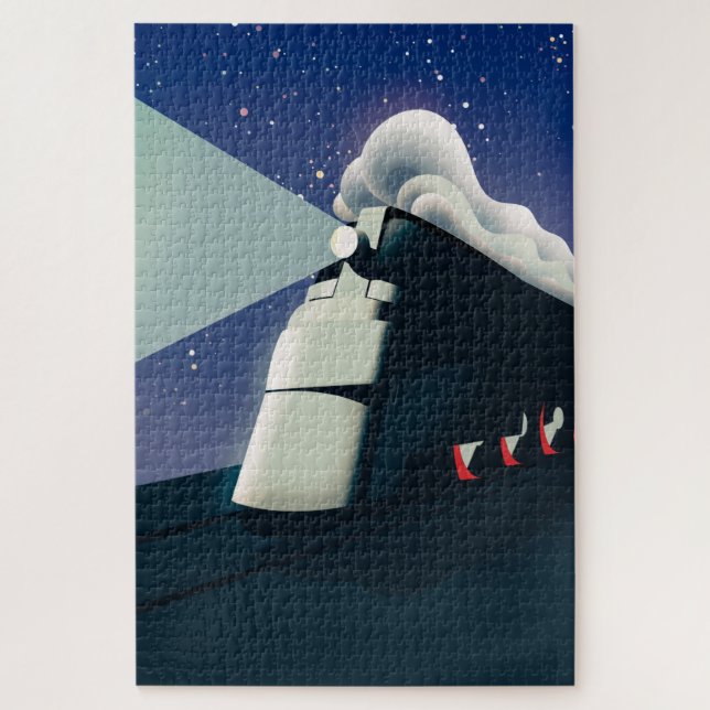 Dumpton Gap Broadstairs Kent seaside poster Jigsaw Puzzle (Vertical)