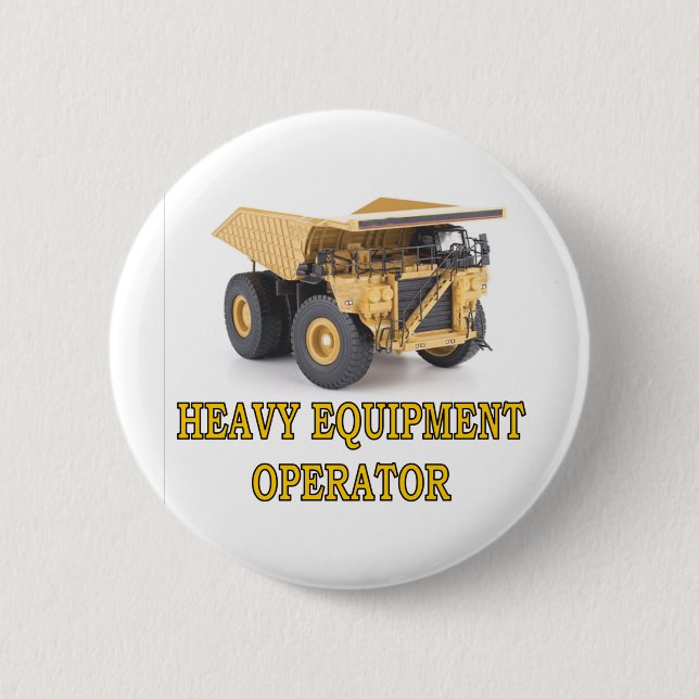 DUMPTRUCK 6 CM ROUND BADGE (Front)