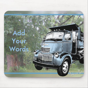 Dumptruck-Add YourWords Mouse Pad