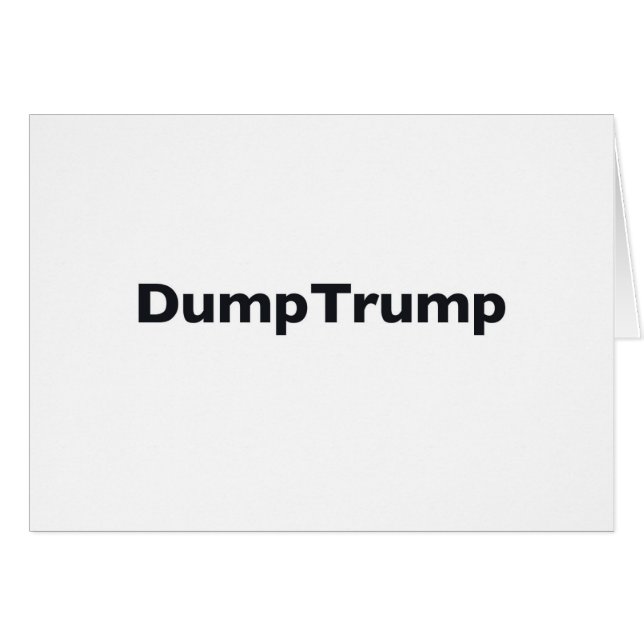DumpTrump (Front Horizontal)